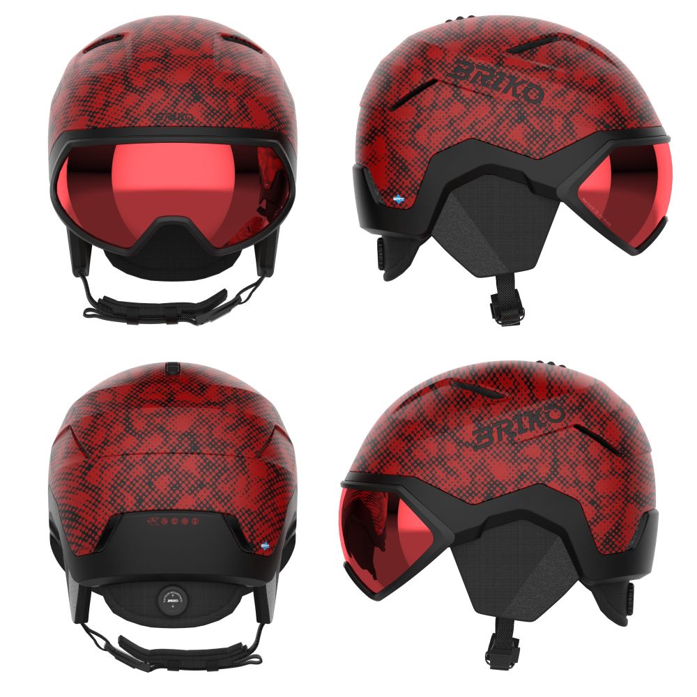 BRIKO - CASCO STORMRIDER GRAPH VISOR