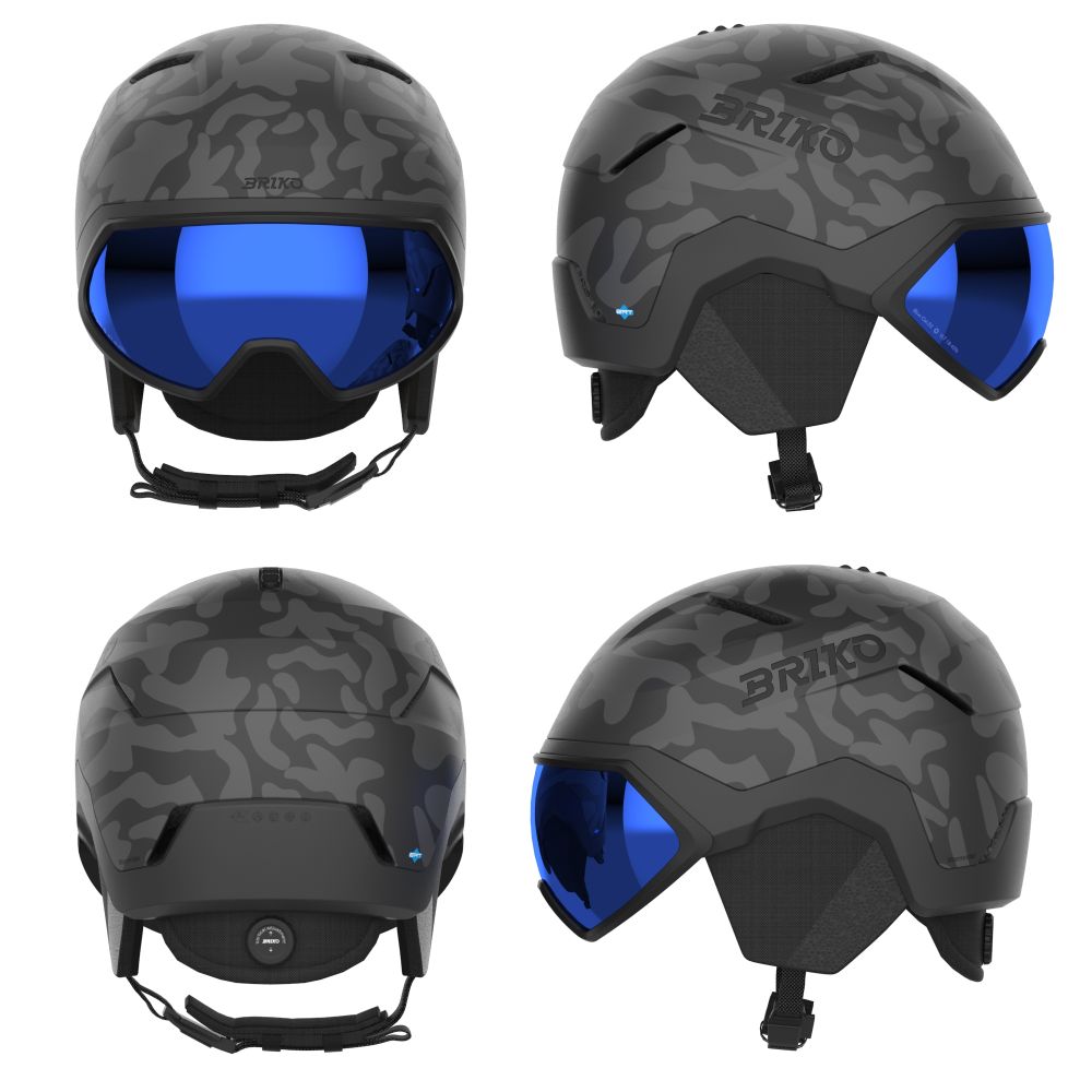 BRIKO - CASCO STORMRIDER  GRAPH VISOR