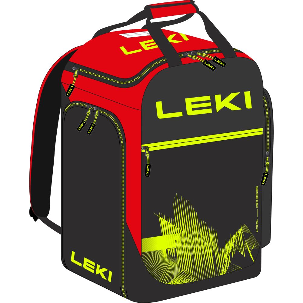 LEKI - SKIBOOT BAG WCR 60L RED BLACK YELLOW