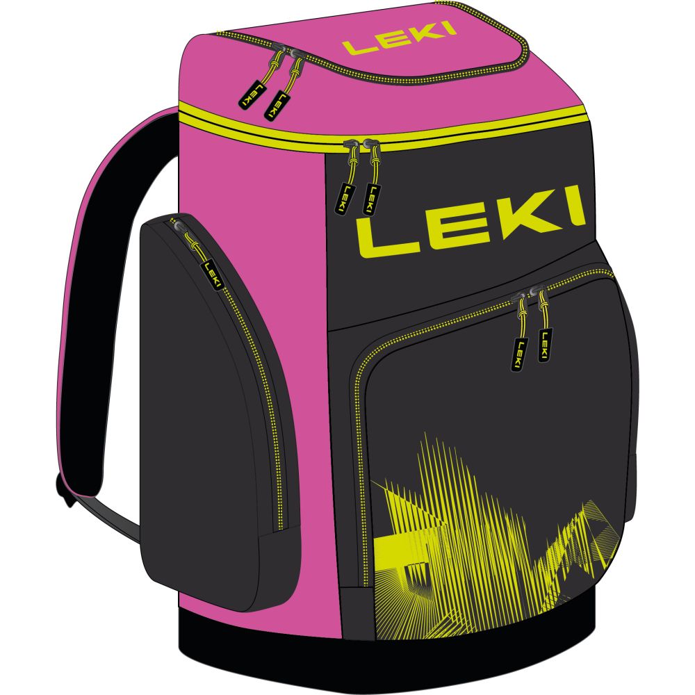 LEKI - SKIBOOT BAG WCR 85L PINK BLACK YELLOW
