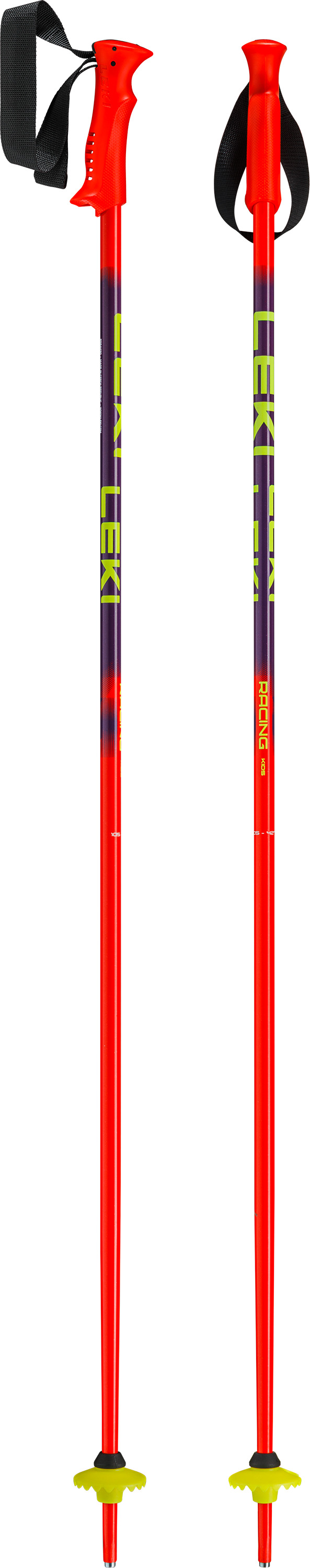 LEKI - RACING KIDS RED VIOLET YELLOW