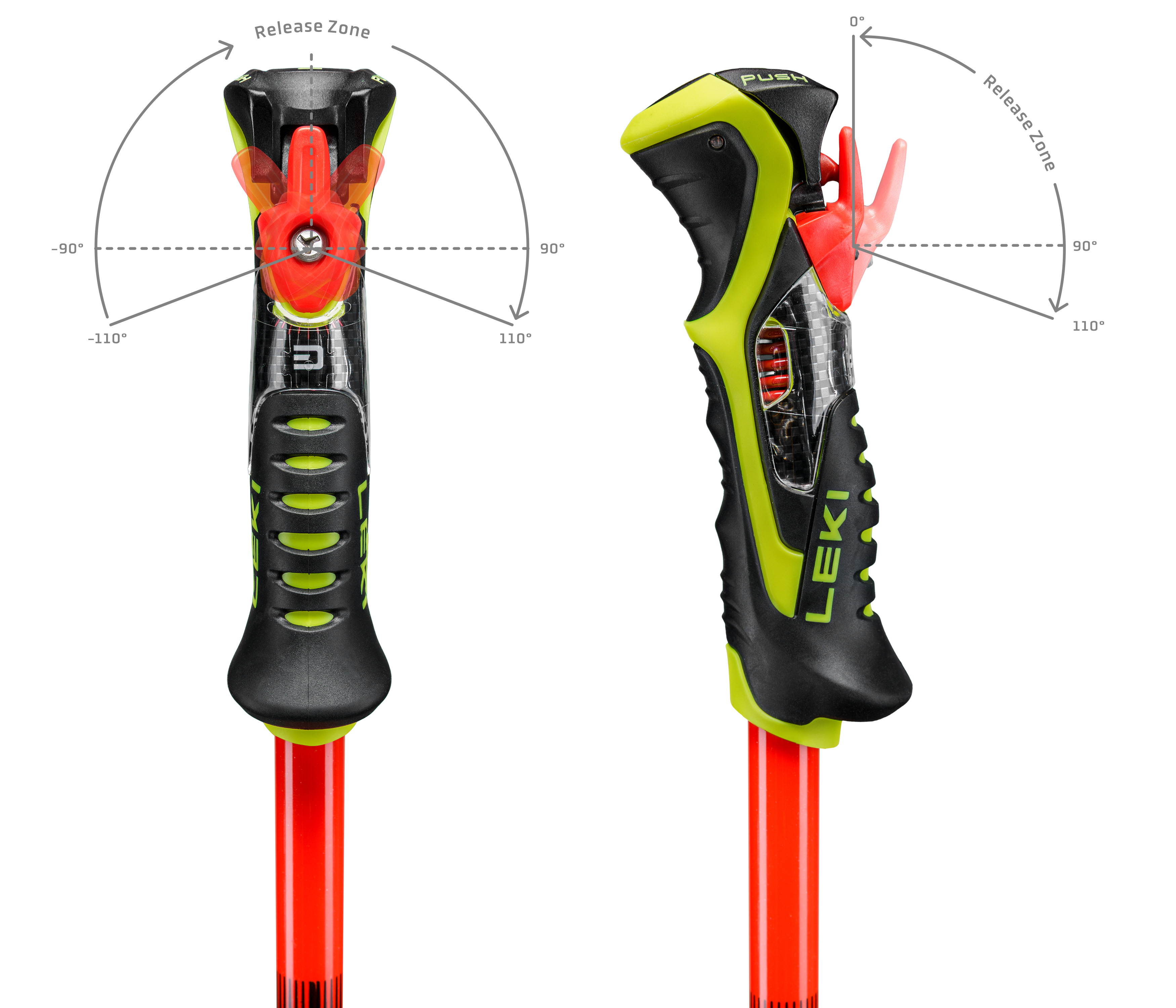 LEKI - WCR PRO LITE SL TR RED VIOLET YELLOW