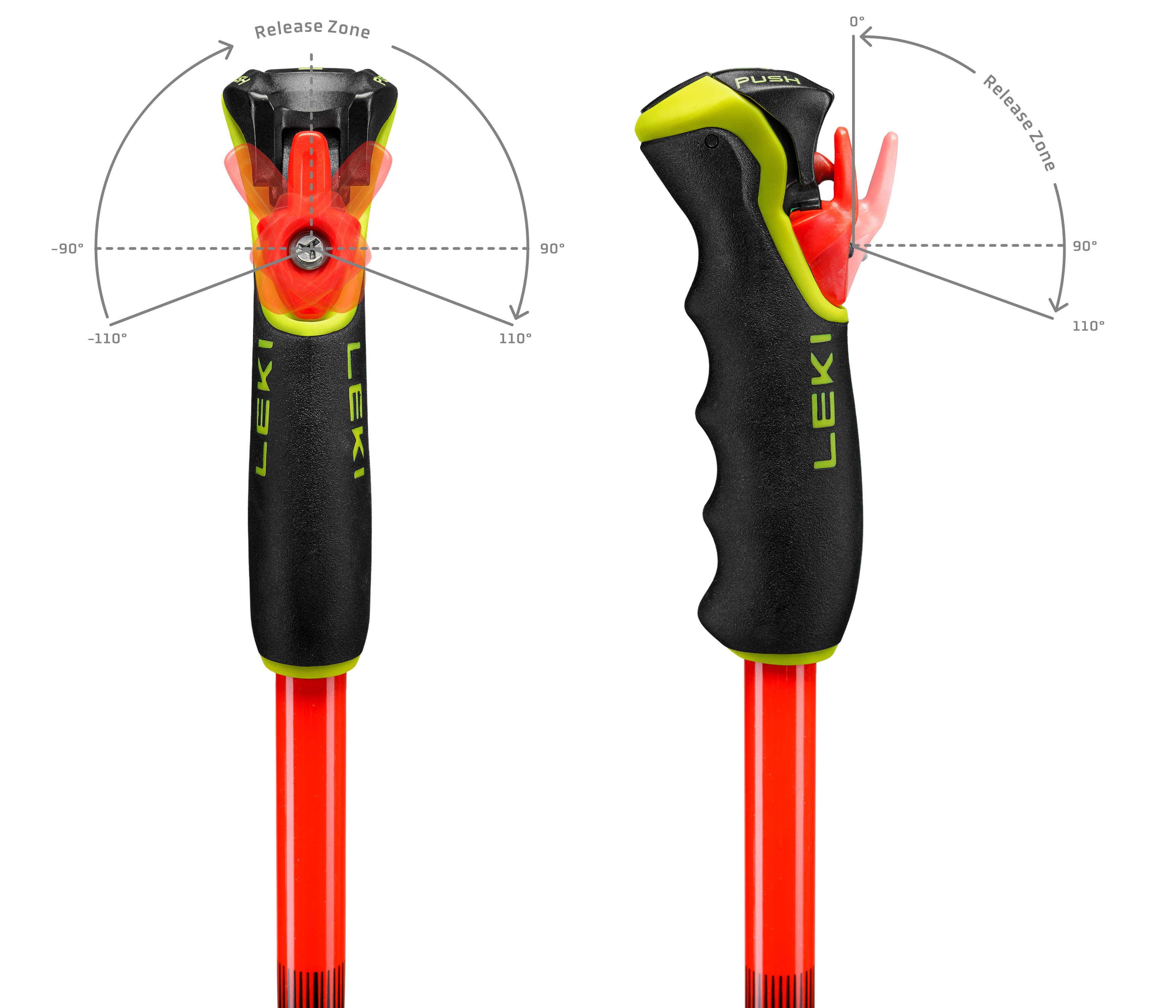 LEKI - WCR PRO LITE GS TR RED VIOLET YELLOW