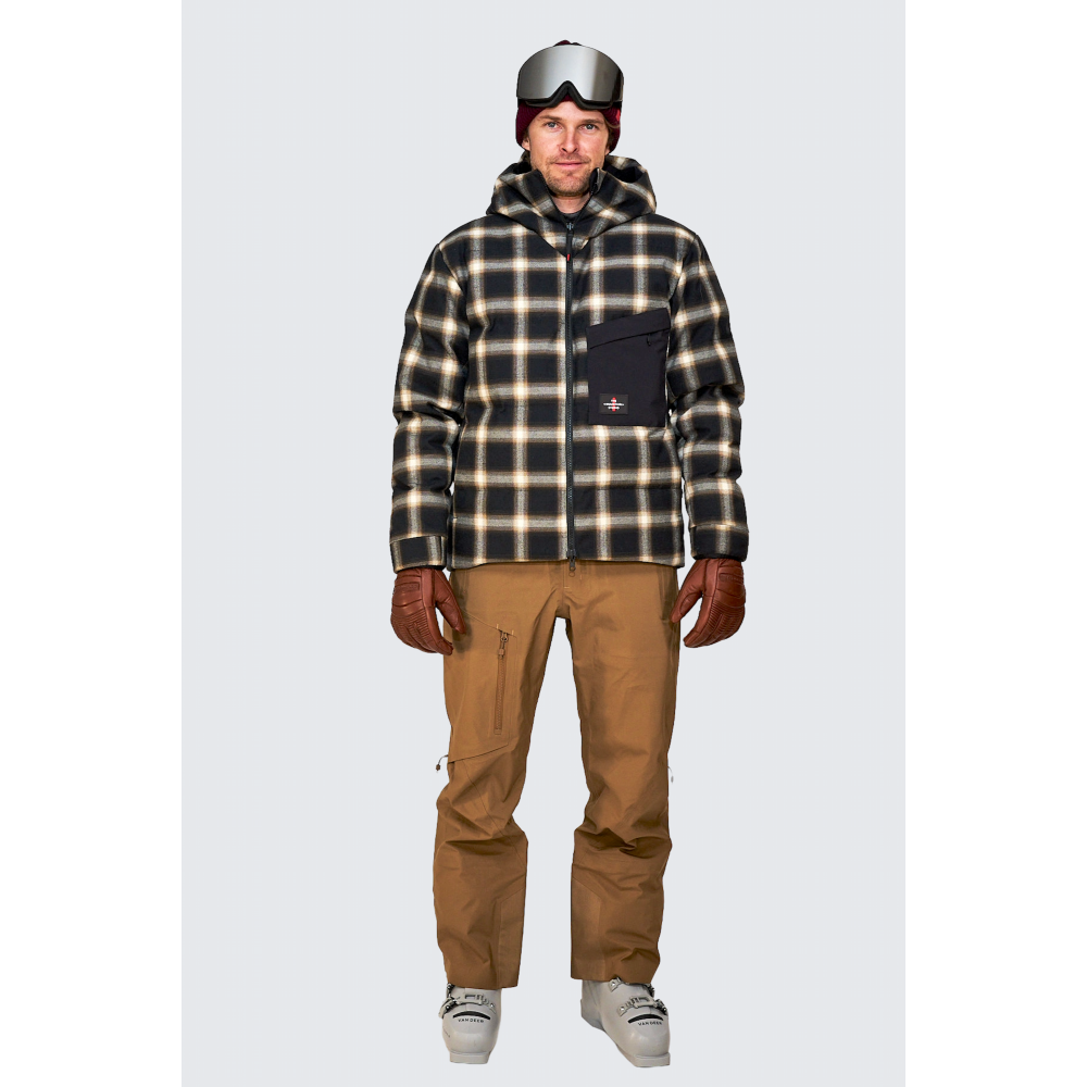THE MOUNTAIN STUDIO - REV DOWN CHECK JACKET